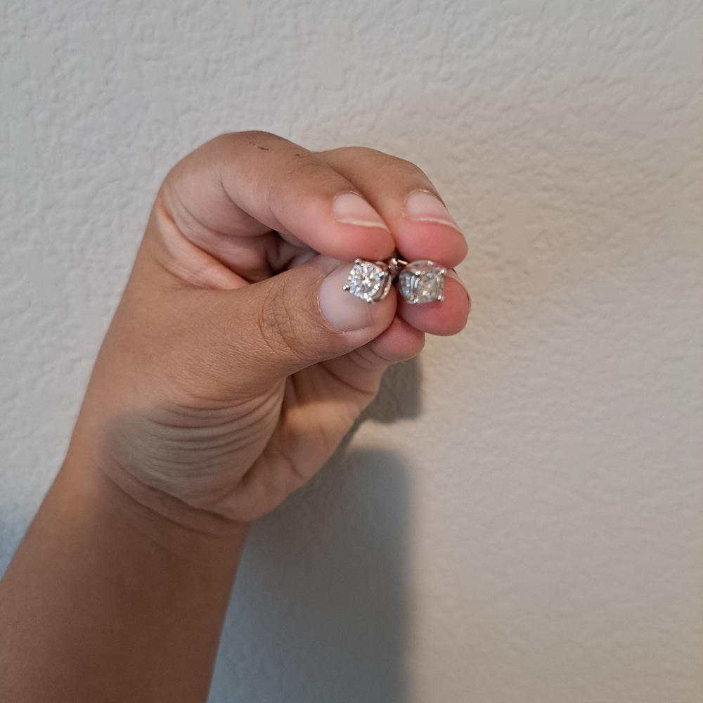 Diamond Stud Earrings (1-3/8 ct. t.w.) in 14k White, Yellow or Rose Gold